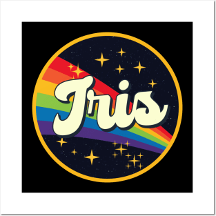 Iris // Rainbow In Space Vintage Style Posters and Art